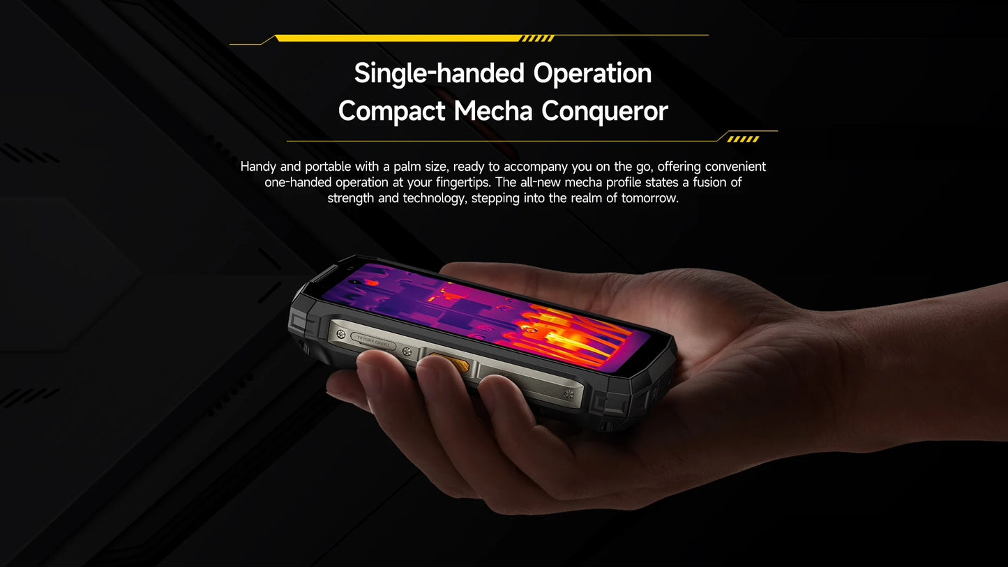 Ulefone Armor Mini 20T Pro 5G Rugged Thermal lmaging By FLIR® 16GB+256GB 4.7" Display LED Light Android 14 6200mAh 33W Global
