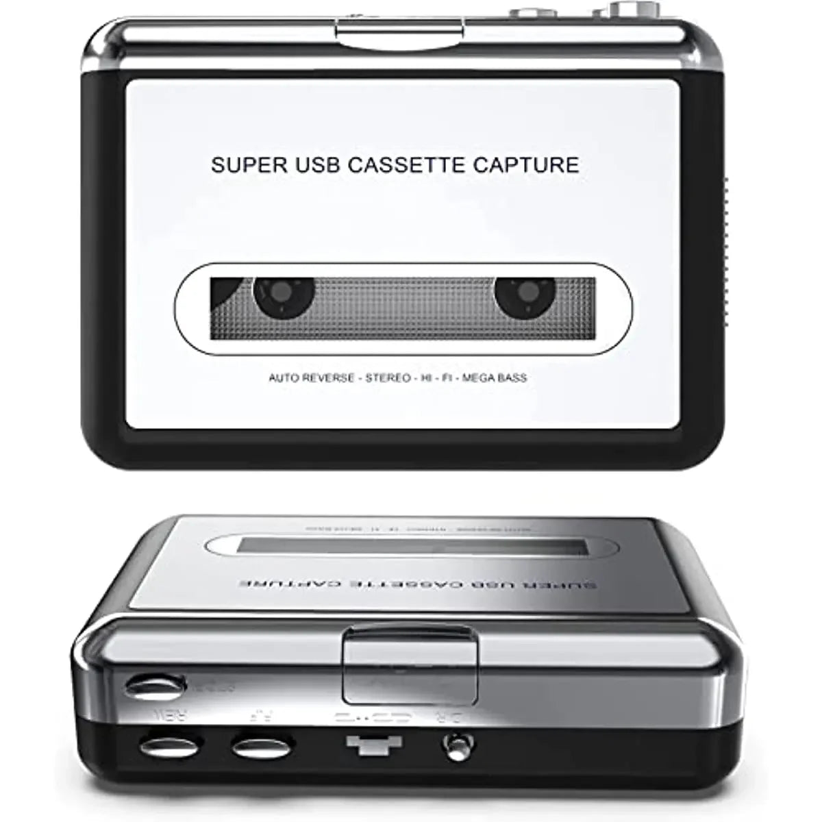 Walkman Cassette Player to MP3 CD Converter Audio Music Player Compatible with Laptop PC Computer Convert Cassette to Digital