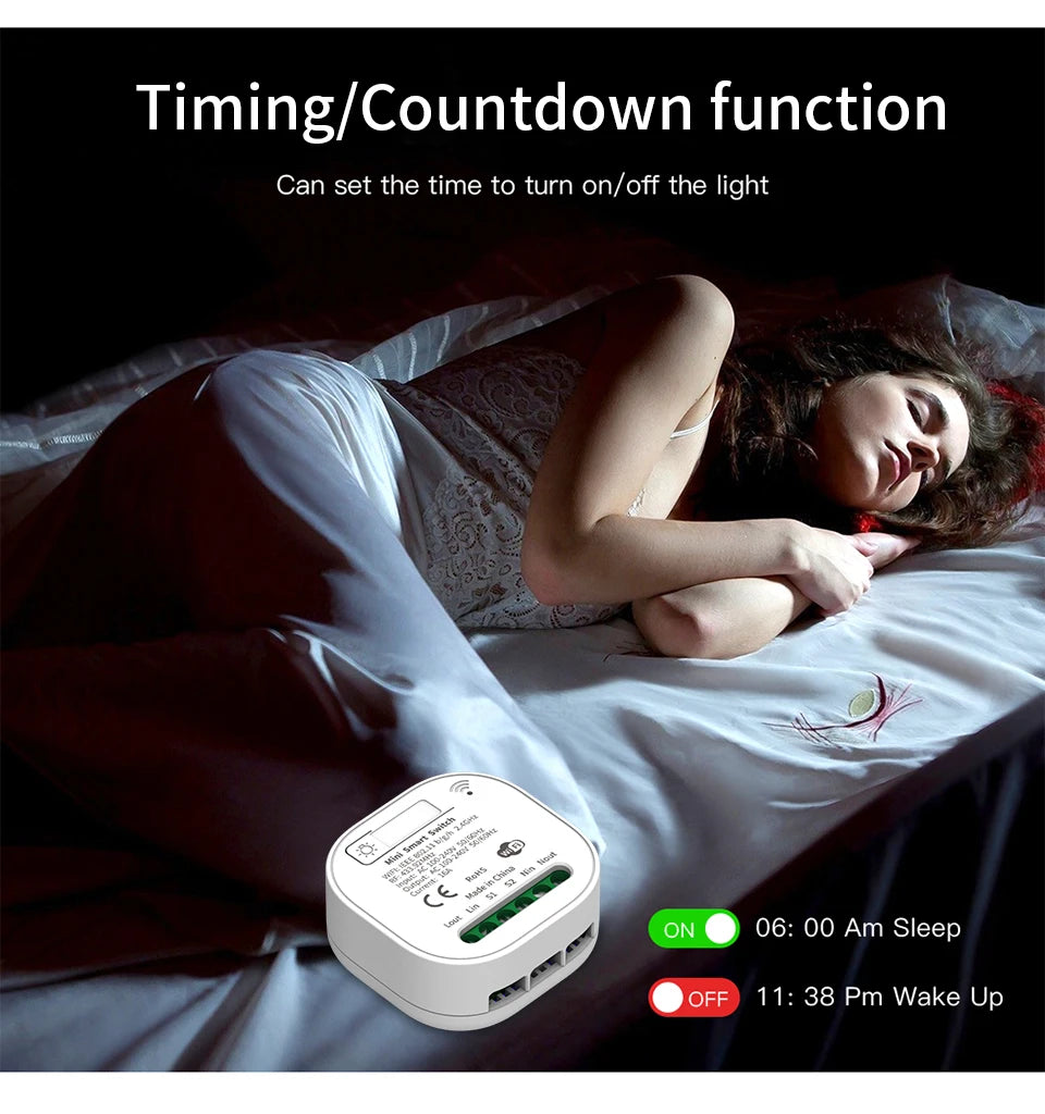 Tuya Smart Switch No Battery Required Push Button Panel Light Switches WiFi Wireless Remote Timing Relay Aleax Wall Switch