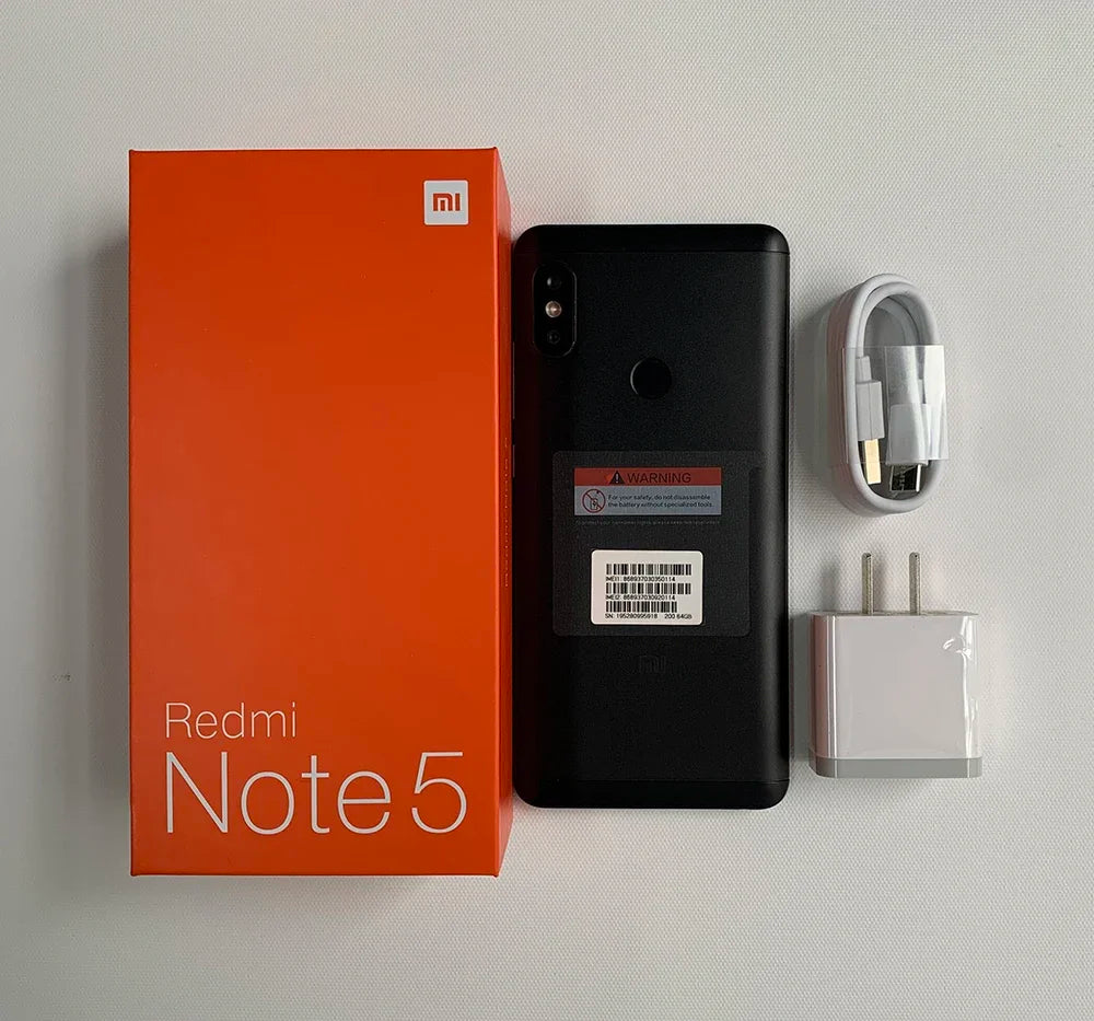 Original Xiaomi Redmi Note 5 PRO Dual SIM 5.99'' CellPhone 6GB 128GB 12MP+5MP+13MP Snapdragon 636 Octa-Core 4G Mobile Phone