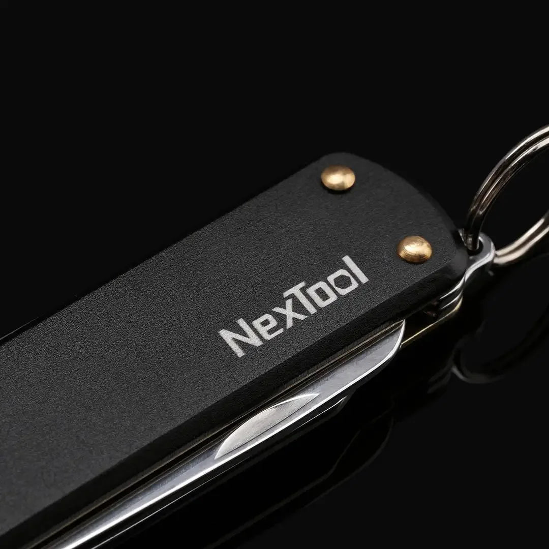 Youpin NexTool Multi Functional Knife, Small File, Slotted Screwdriver, Scissors 4in1 Mini High Quality Portable Tool Key Chain