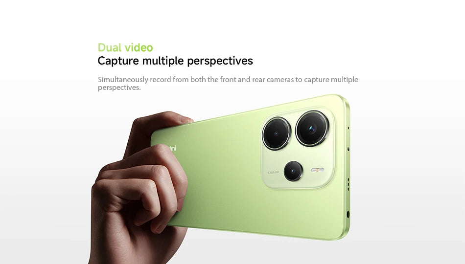 【World Premiere】Global Version Xiaomi Redmi Note 14 MediaTek Helio G99-Ultra 108MP AI Camera 6.67" AMOLED 120Hz Display 5500mAh