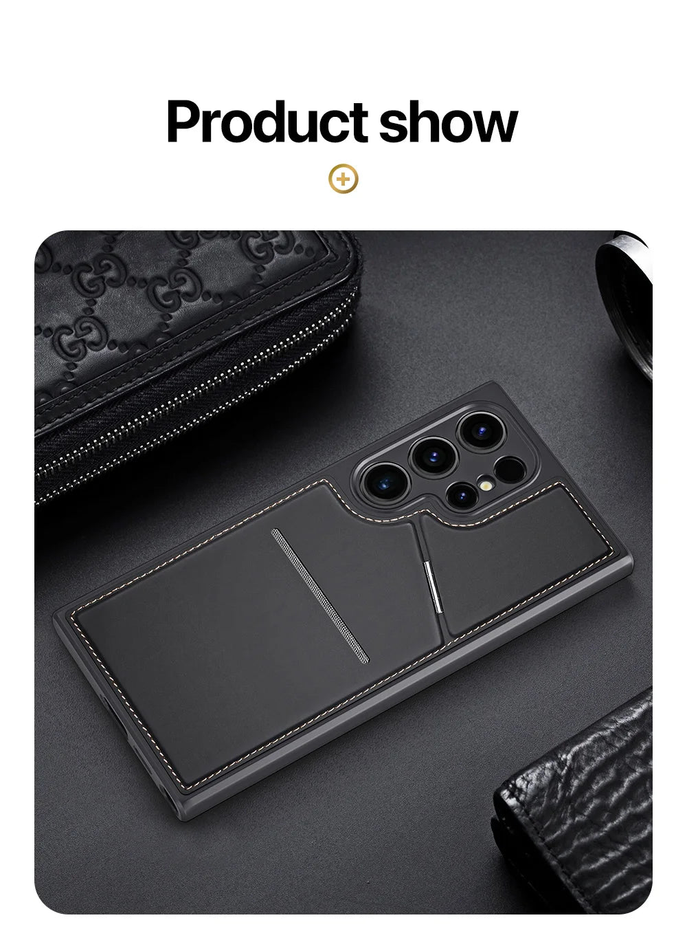 DUX DUCIS Magnetic Case For Samsung S24 Ultra, Samsung S24 Plus, Samsung S24, Case Phone Stand Wallet 3in1