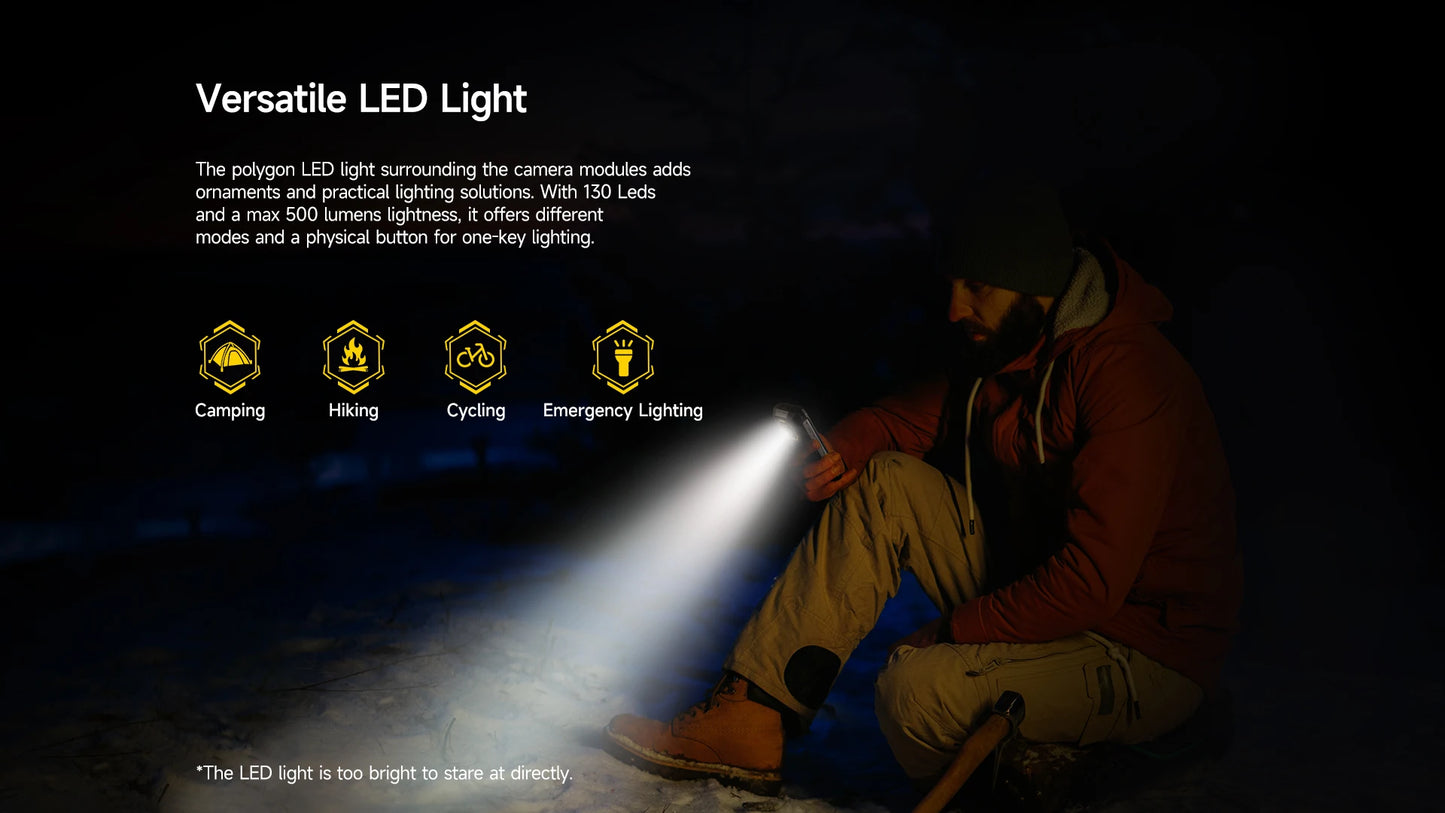 Ulefone Armor Mini 20T Pro 5G Rugged Thermal lmaging By FLIR® 16GB+256GB 4.7" Display LED Light Android 14 6200mAh 33W Global