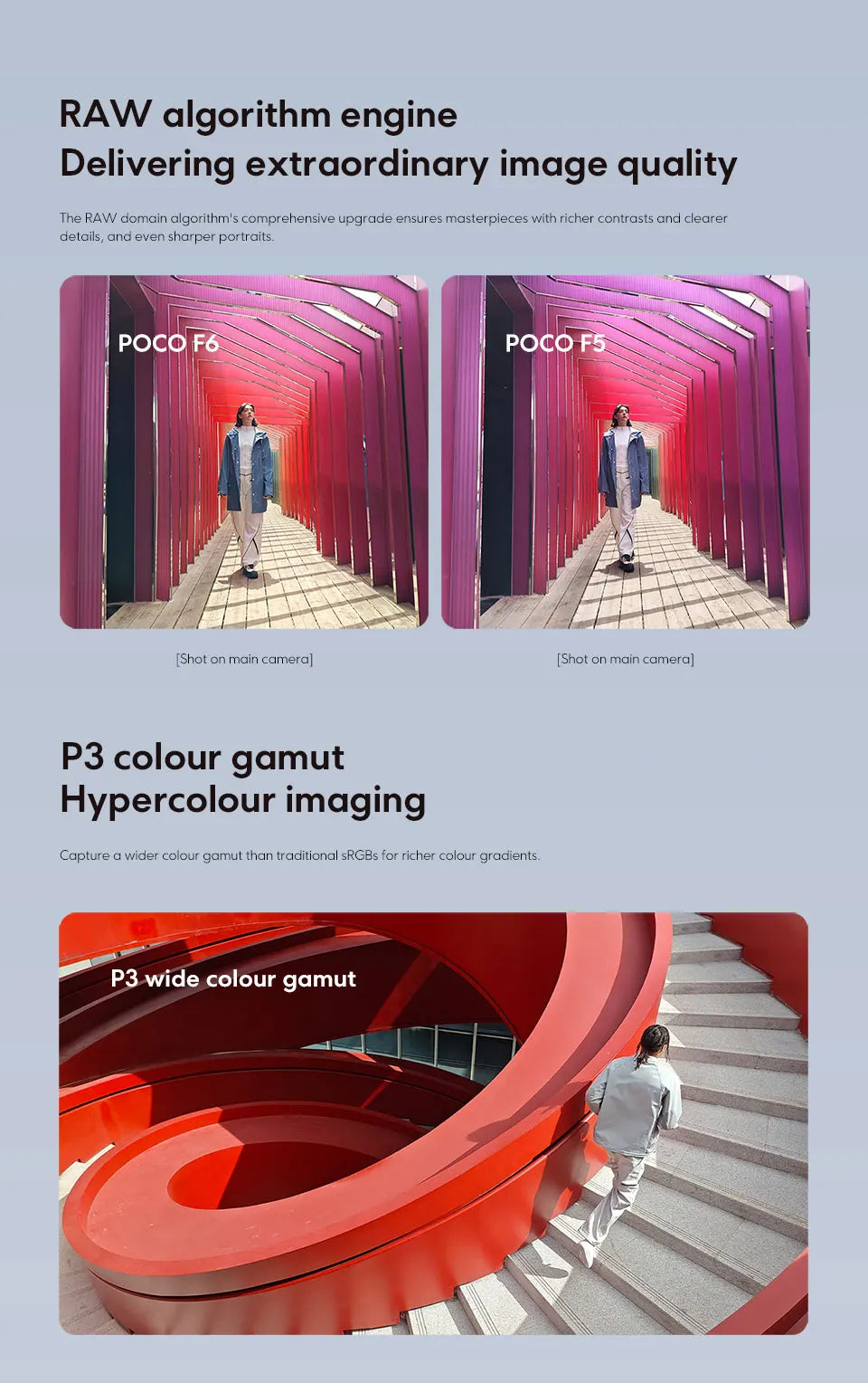 POCO F6 5G Global Version Cellphone 90W turbo charging 120Hz Flow AMOLED display 50MP camera system with OIS Snapdragon 8s Gen 3