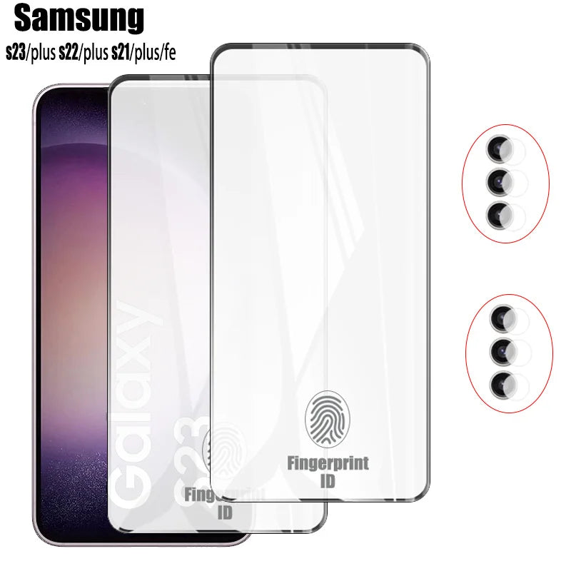 for samsung s23 s25 s24 fe Screen Protector for Samsung s25 ultra s24 s23 s21 s22 plus s23 fe glass protection galaxy s 23 accesorios Glass protectors for samsung s23 mica Samsung s24 plus