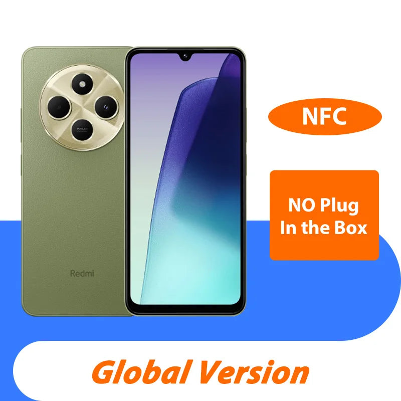 Global Version Xiaomi Redmi 14C Smartphone Immersion 6.88'' 120Hz Display 50MP AI Dual Camera Massive 5160mAh Battery