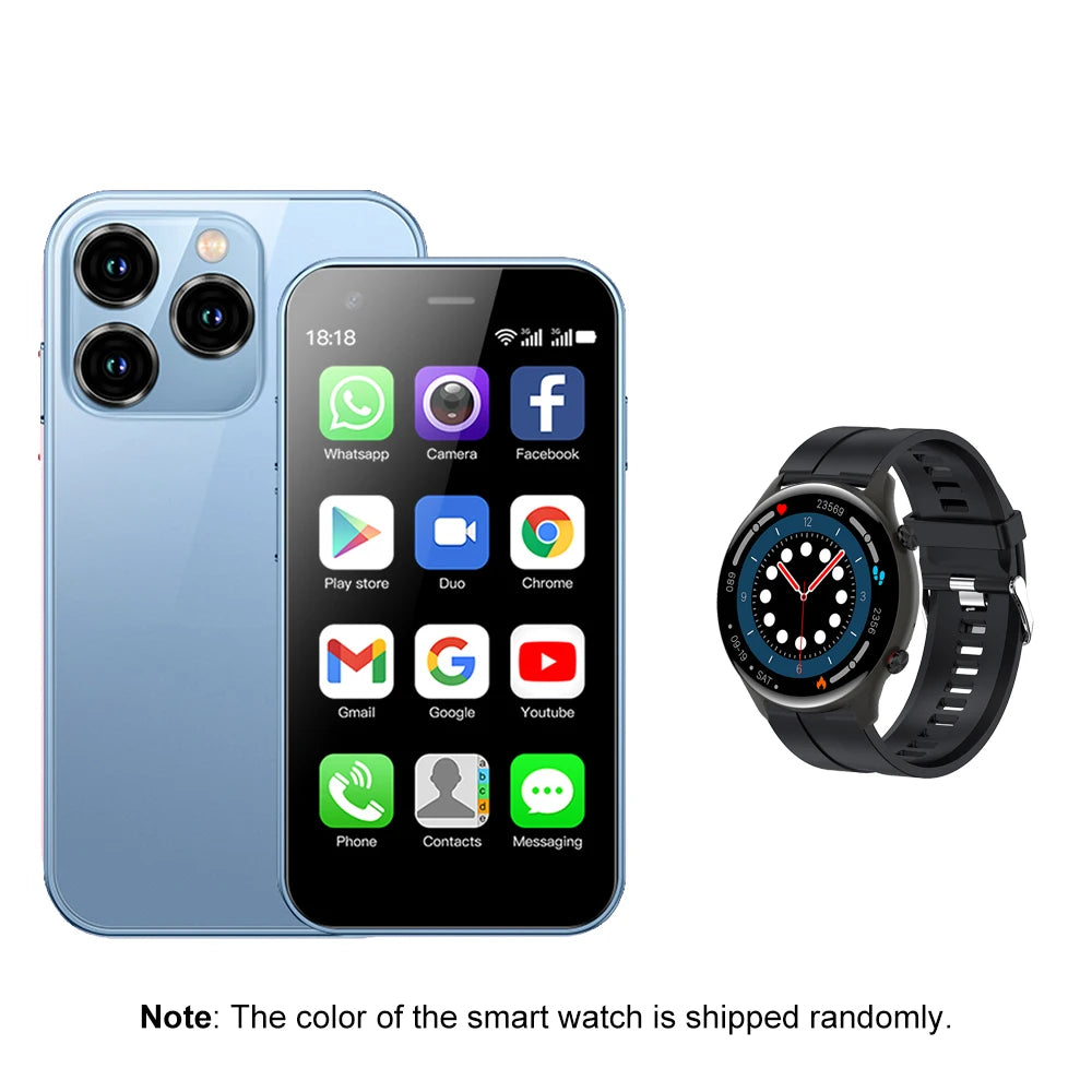 SERVO 15SE Small Smartphone 2 SIM WCDMA Android 8.1 RAM 2GB ROM 16GB GPS WIFI 3.0" Screen Mini Portable Mobile Phone Cheap Price