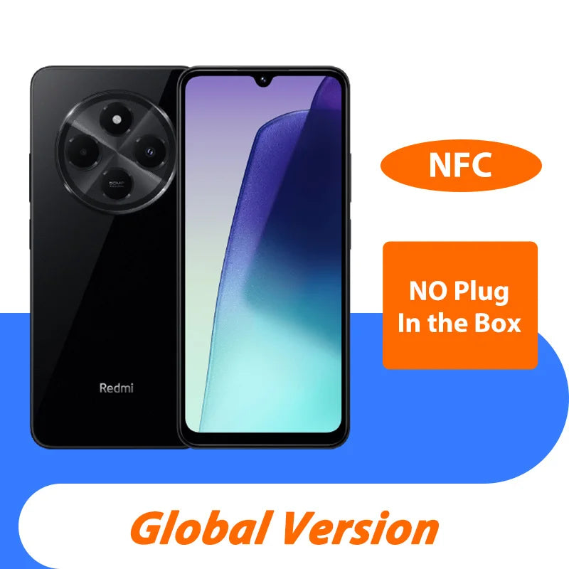 Global Version Xiaomi Redmi 14C Smartphone Immersion 6.88'' 120Hz Display 50MP AI Dual Camera Massive 5160mAh Battery