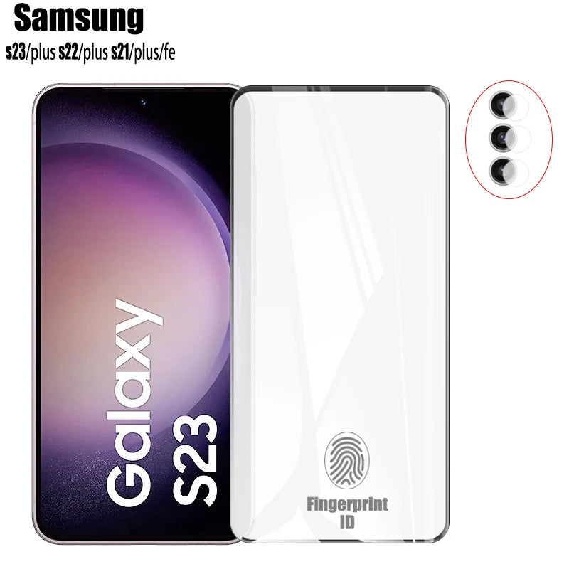 for samsung s23 s25 s24 fe Screen Protector for Samsung s25 ultra s24 s23 s21 s22 plus s23 fe glass protection galaxy s 23 accesorios Glass protectors for samsung s23 mica Samsung s24 plus