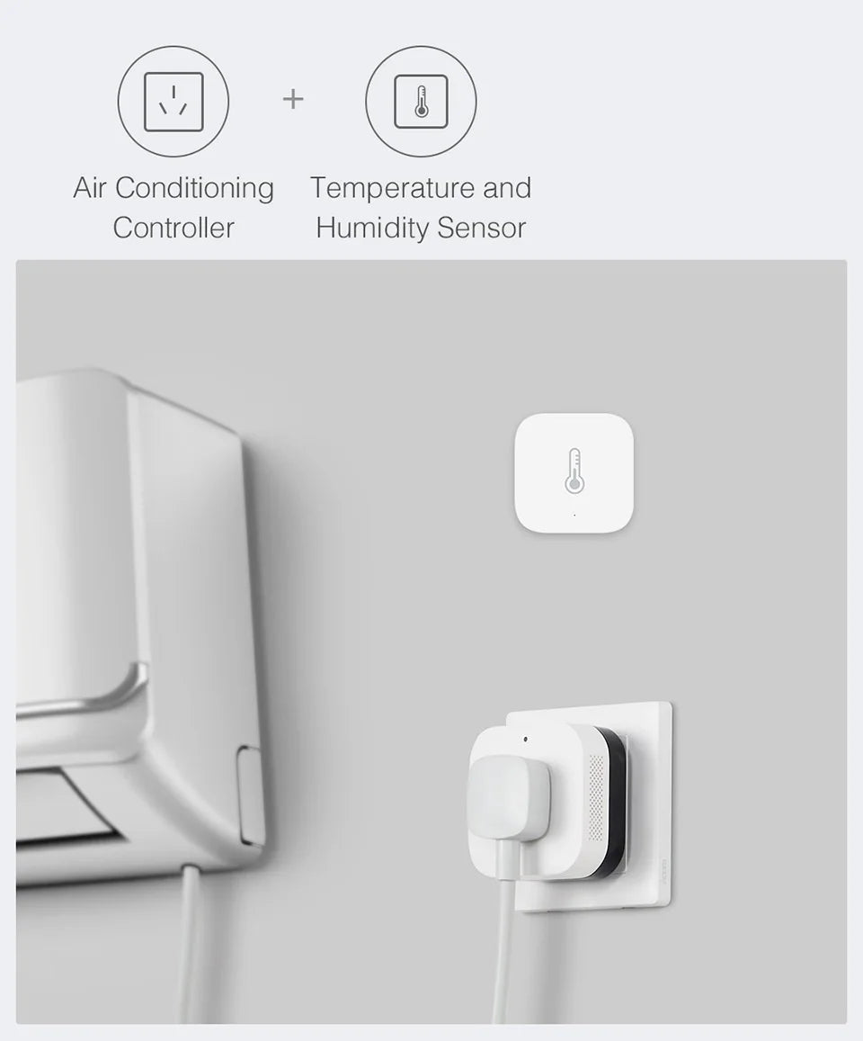 Aqara Temperature Sensor Smart Air Pressure Humidity Environment Sensor Zigbee Smart Remote Control For Mijia Home Homekit