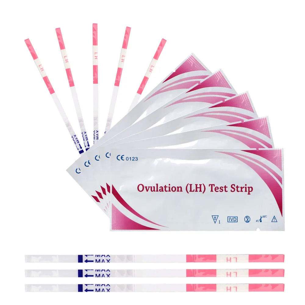 10pcs LH Ovulation Test Strips for women LH Predictor Tests Urine Test Strips First Response Over 99% Accuracy Pregnancy Test