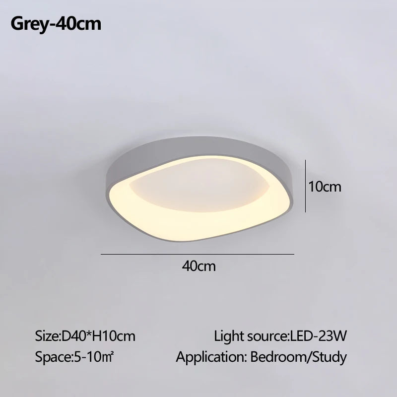 Nordic Wood Ceiling Light Round Log Walnut Remote Home Fixture LED For Study Living Room Hallway Bedroom Decoration Illumination