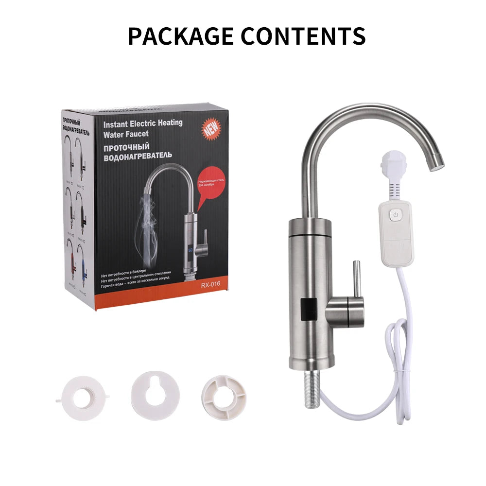 saengQ Electric Water Faucet Instant Water Heater Kitchen Hot Faucet Heater 220V Heating Faucet Instantaneous Heaters