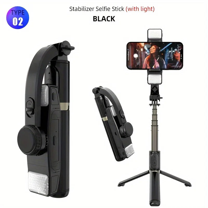Handheld stabilizer, wireless selfie stick, anti shake pan, tripod, lazy phone holder, desktop