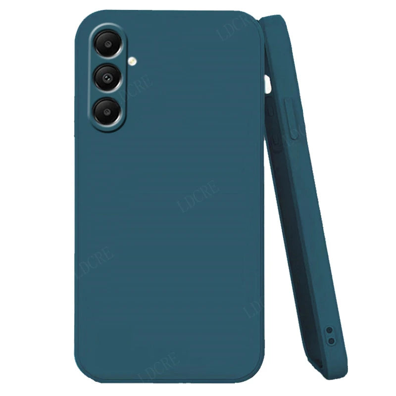 For Samsung Galaxy A05S Case Cover Samsung A05S Capas Liquid Silicone Soft TPU Cover Samsung A14 A34 A54 A24 A25 A05 A05S Fundas