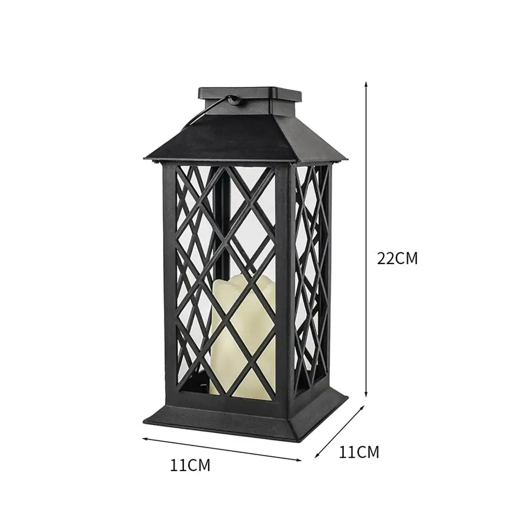 Exquisite Beautiful Outdoor Battery Light Retro Fashion LED Candlelight Camping Lamps Garden Decorations for Room Table