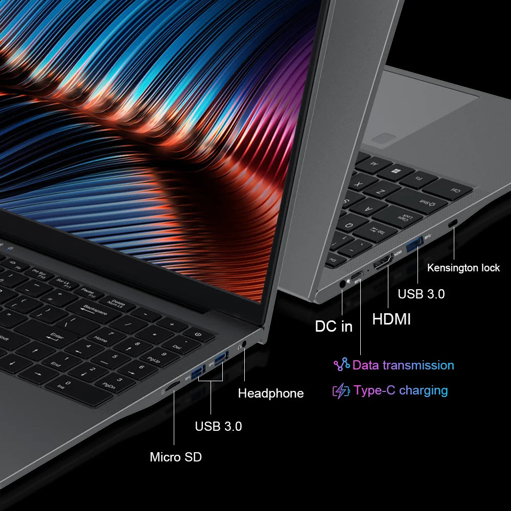 Ninkear A15 PLUS Laptop 15.6" IPS FHD AMD Ryzen 7 5825U Notebook 32G DDR4 3200Mhz+1TB PCI-E 57Wh Battery Windows 11 PRO Computer