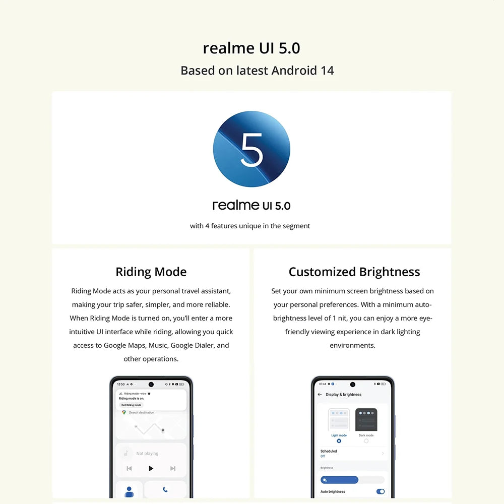 realme C65 Smartphone 50MP AI Camera 45W SUPERVOOC Charge 6.67'' Large Display 5000mAh Battery Helio G85 NFC