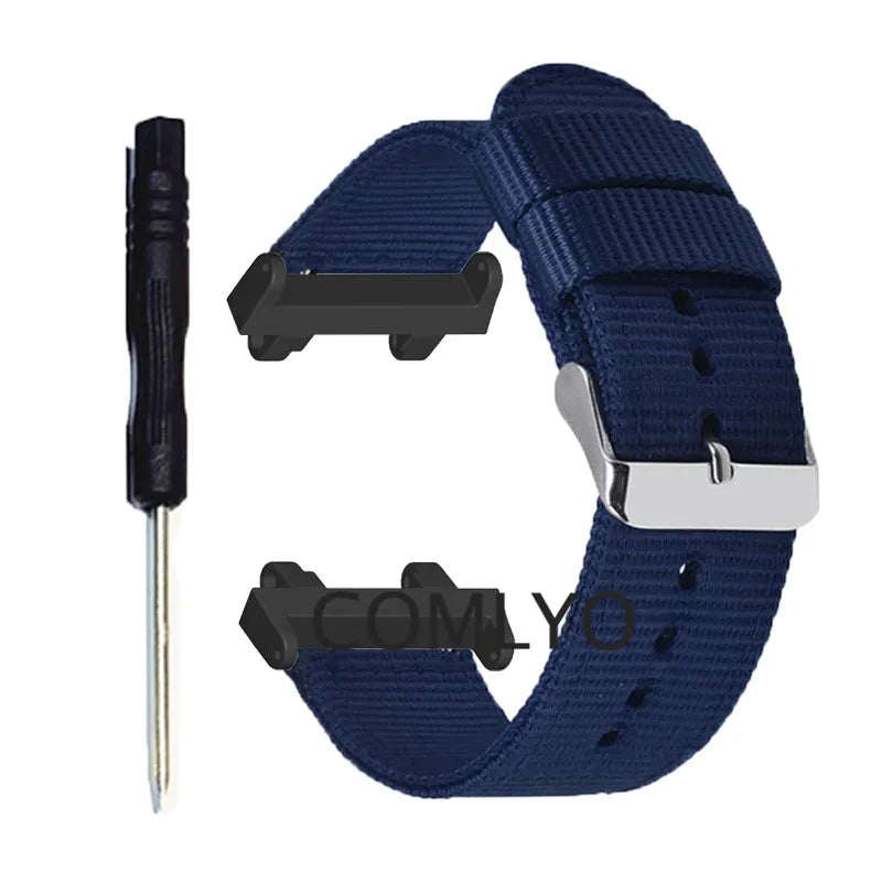 For Amazfit Active EDGE Strap Smart Watch Nylon Canvas Sports Bracelet Women men Screen Protector Accessories