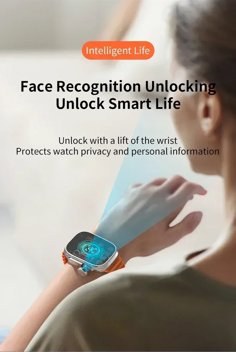 2025 New smartwatch DW99 2.2-inch HD screen app Download Bluetooth Call GPS Sports Sleep Tracking Men's smartwatch