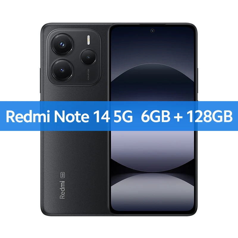 Redmi Note 14 5G Xiaomi Global Version MediaTek Dimensity 7025 Ultra 108MP Camera 45W Turbo Charging 5110mAh Battery Smartphone