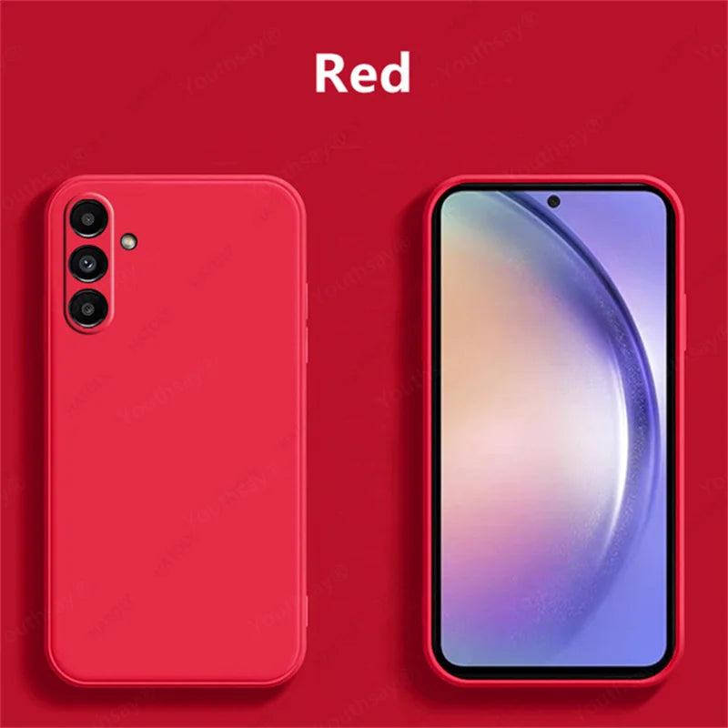For Samsung Galaxy A36 Case Cover Samsung Galaxy A36 A06 A16 A15 A35 Funda Coque Soft Original Liquid Silicone Case Samsung A36