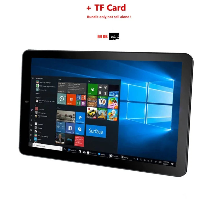 Tablet PC 11.6 INCH 4G RAM 32G ROM Tablet PC RCA9213 Windows 10 Dual Camera Quad Core WIFI 1366 x 768 IPS Screen HDMI-Compatible