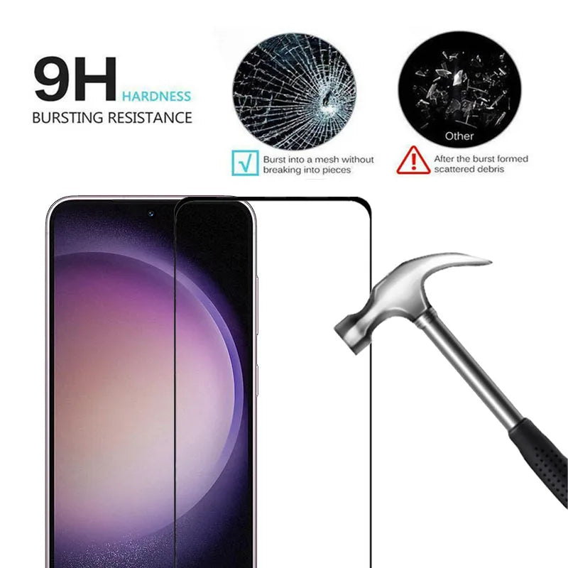 for samsung s23 s25 s24 fe Screen Protector for Samsung s25 ultra s24 s23 s21 s22 plus s23 fe glass protection galaxy s 23 accesorios Glass protectors for samsung s23 mica Samsung s24 plus