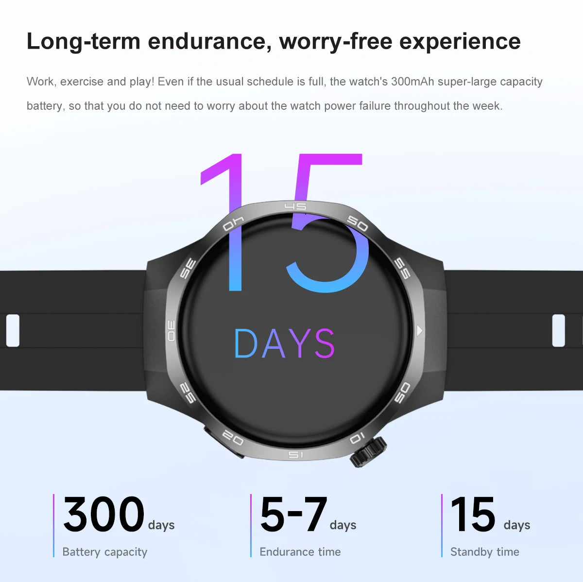 New Smartwatch For Huawei GT5 Men Outdoor Sports Compass Bluetooth Talk NFC Heart Rate GPS Track Weather Waterproof Smart watch