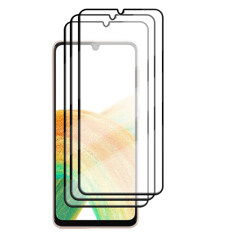 Full Cover Glass For Samsung Galaxy A33 Glass For Samsung A33 Tempered Glass Screen Protector For Samsung A 33 A33 5G Lens Glass