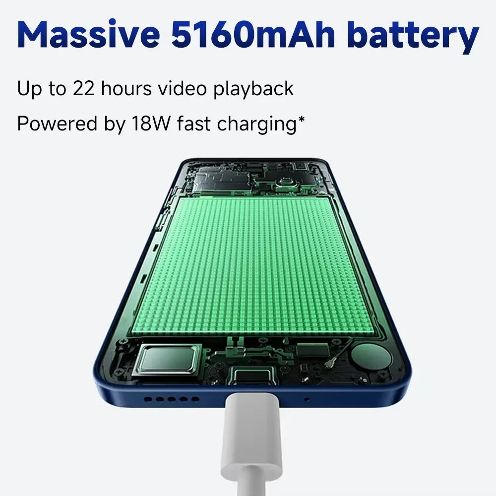 Global Version Xiaomi Redmi 14C Smartphone Immersion 6.88'' 120Hz Display 50MP AI Dual Camera Massive 5160mAh Battery