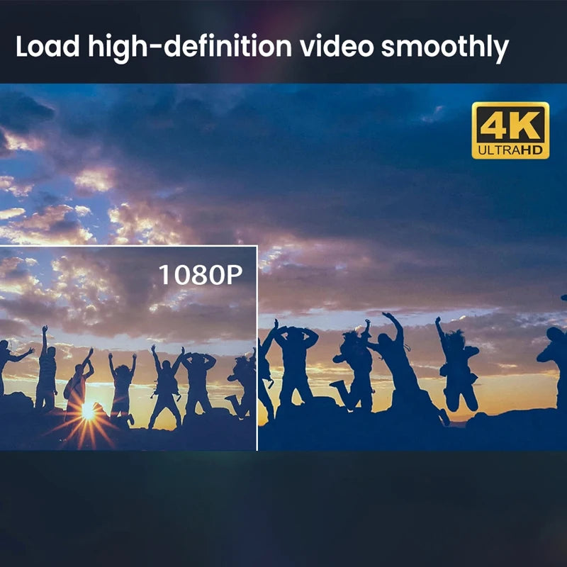 Global Version 2024 Android 10 Smart TV Box Home Theater TV Set-top Box 4K HDR10 2.4G WIFI YouTube Streaming Media Player