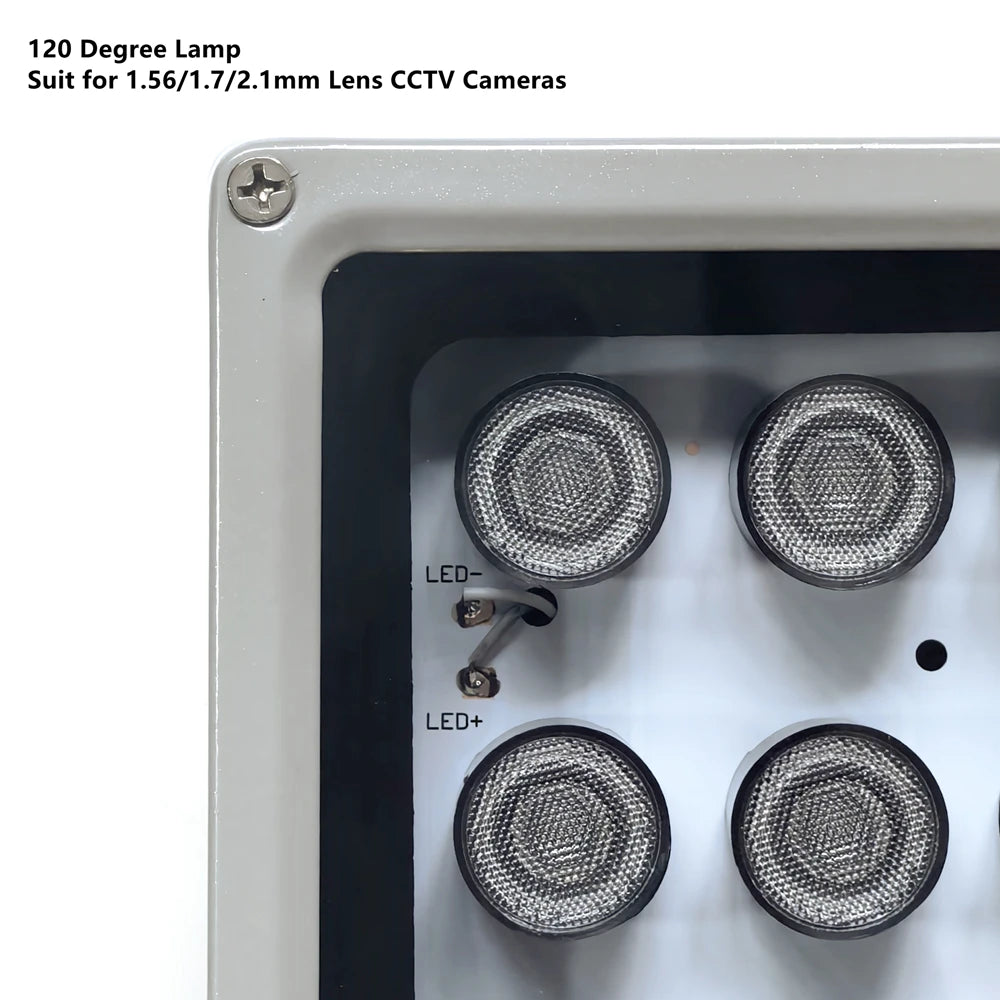DC 12V IR distance 15 Leds IR Illuminators Infrared Light LED CCTV Camera Night-vision IR Fill Lamp for CCTV Security Camera