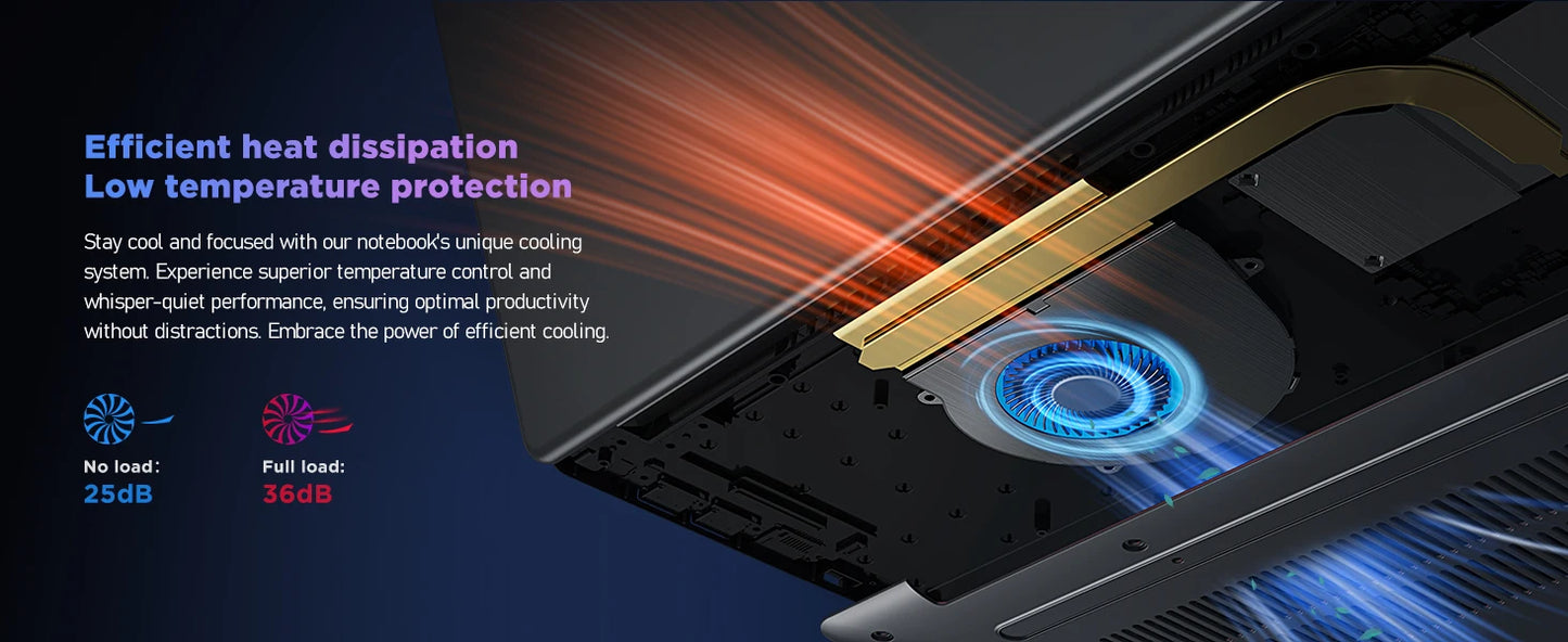 ACEMAGIC 16" Ultra Slim Laptop 16GB RAM 512GB SSD Intel N97 Notebook Gamer 1920*1080 Display Office Study Computer PC Windows 11