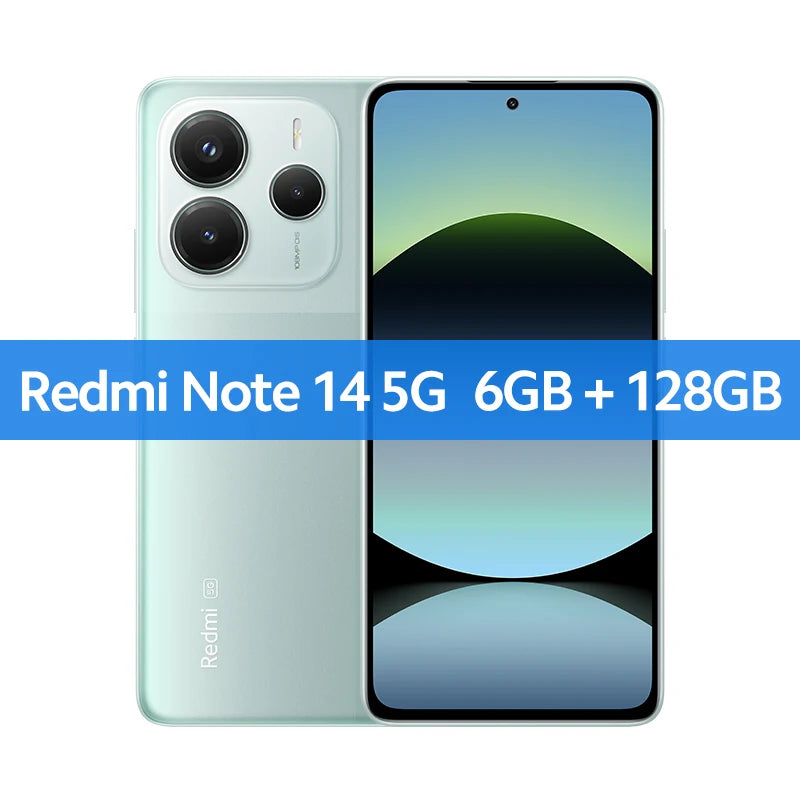 Redmi Note 14 5G Xiaomi Global Version MediaTek Dimensity 7025 Ultra 108MP Camera 45W Turbo Charging 5110mAh Battery Smartphone