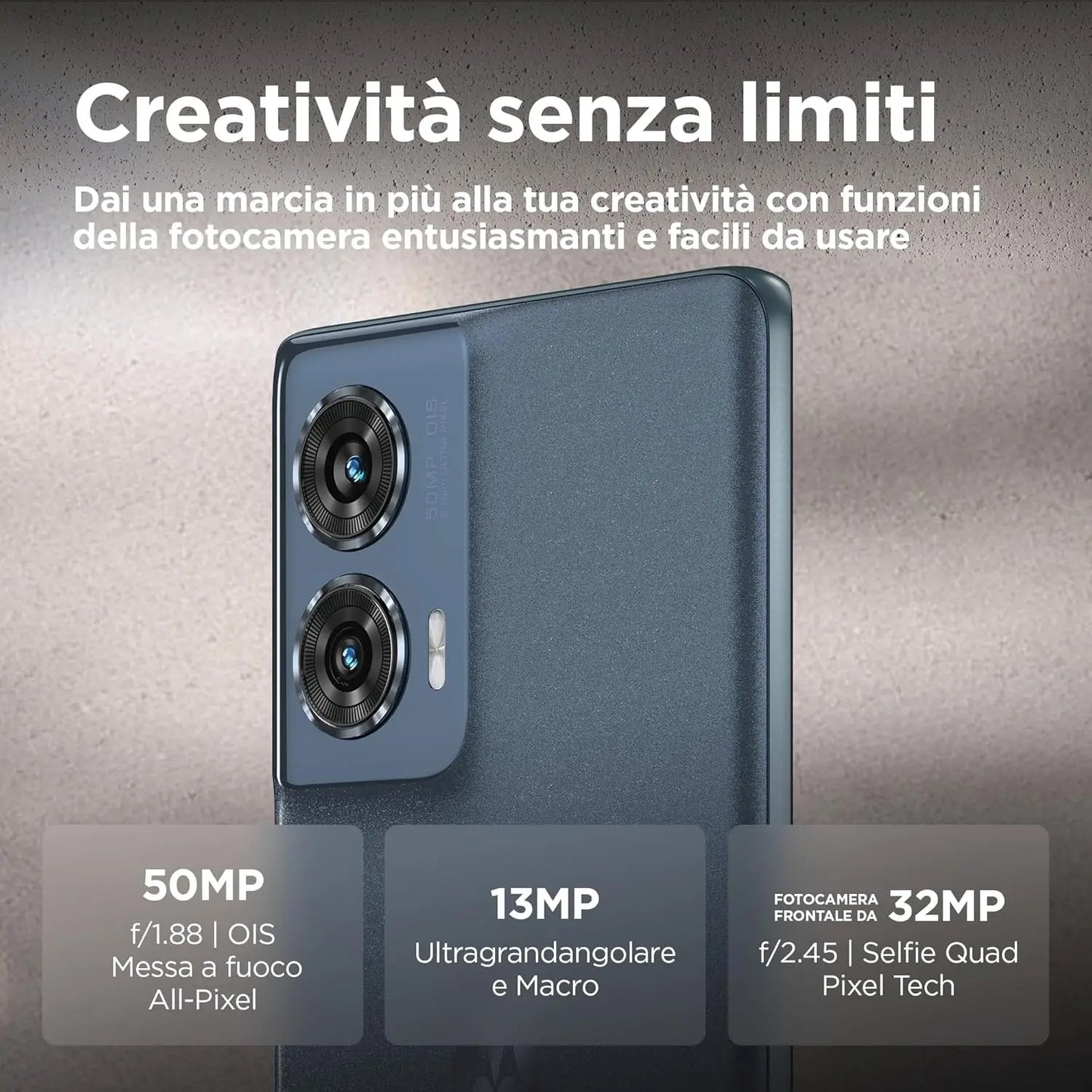 Motorola Edge 50 Fusion Smartphone 5G Snapdragon 7 Gen2 6.7" 144Hz P-OLED Screen Display 50MP Camera 5000mAh Battery