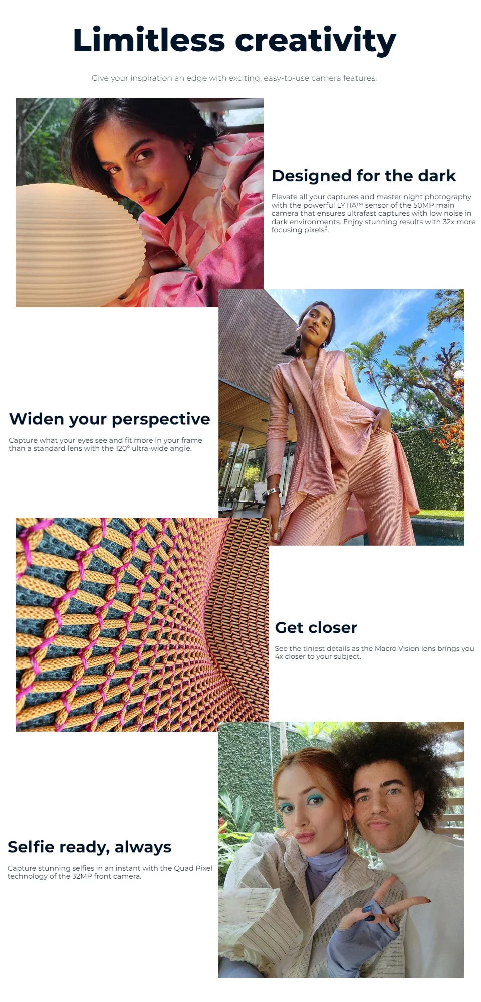Motorola Edge 50 Fusion Smartphone 5G Snapdragon 7 Gen2 6.7" 144Hz P-OLED Screen Display 50MP Camera 5000mAh Battery