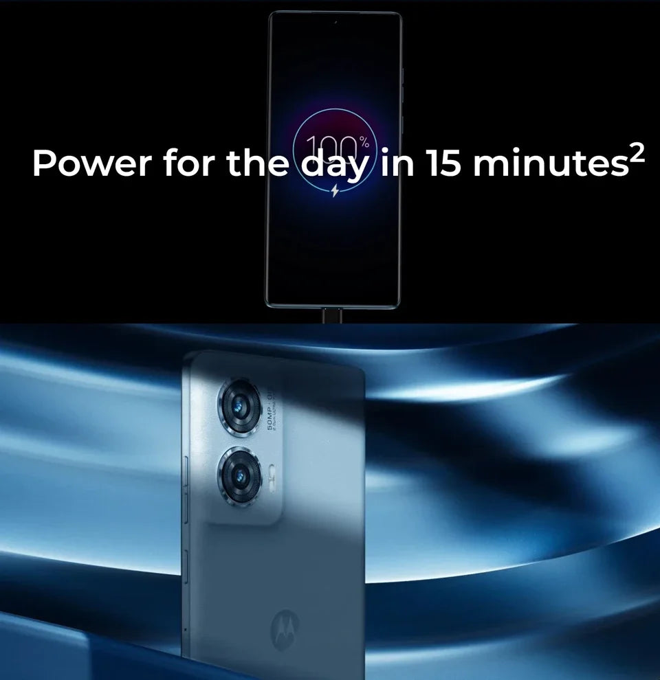 Motorola Edge 50 Fusion Smartphone 5G Snapdragon 7 Gen2 6.7" 144Hz P-OLED Screen Display 50MP Camera 5000mAh Battery