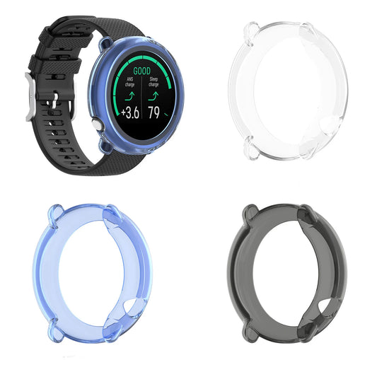 TPU Soft Edge Frame Glass Screen Protector Case Shell For Polar Ignite 2 Watch Ignite2 Sport Smartwatch Protective Bumper Cover