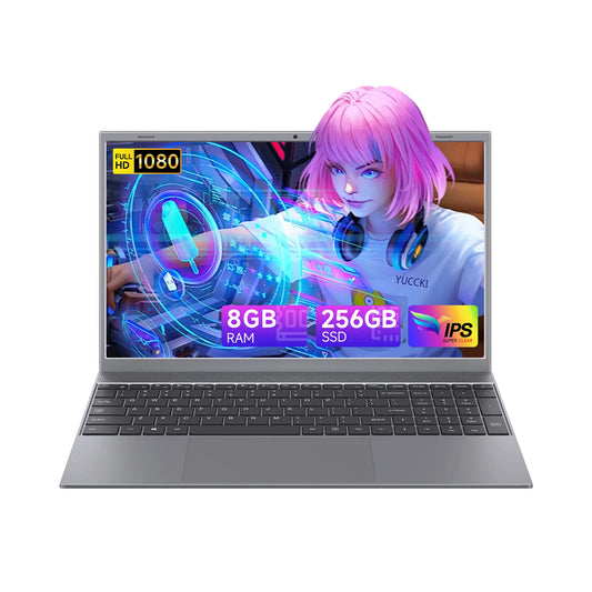 Intel Pentium J3710 Quad Core DDR3 8GB+256GB Dual SSD Laptop Brand New Personal and Home Laptops