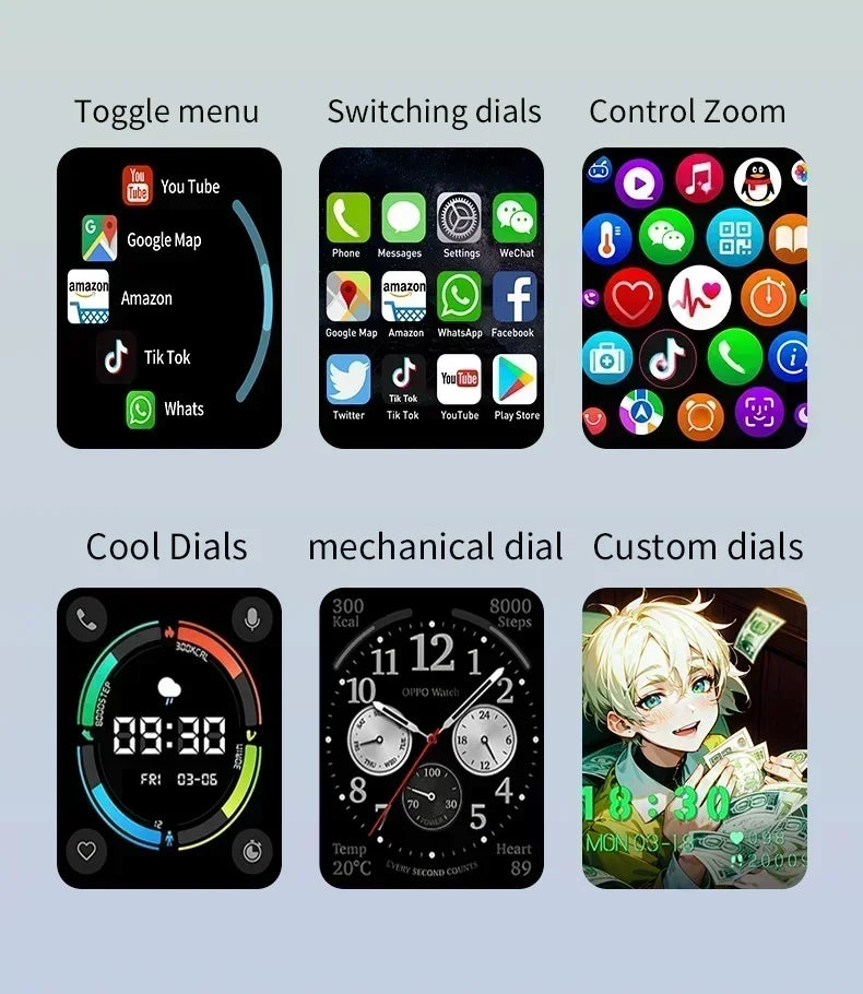 2025 New smartwatch DW99 2.2-inch HD screen app Download Bluetooth Call GPS Sports Sleep Tracking Men's smartwatch