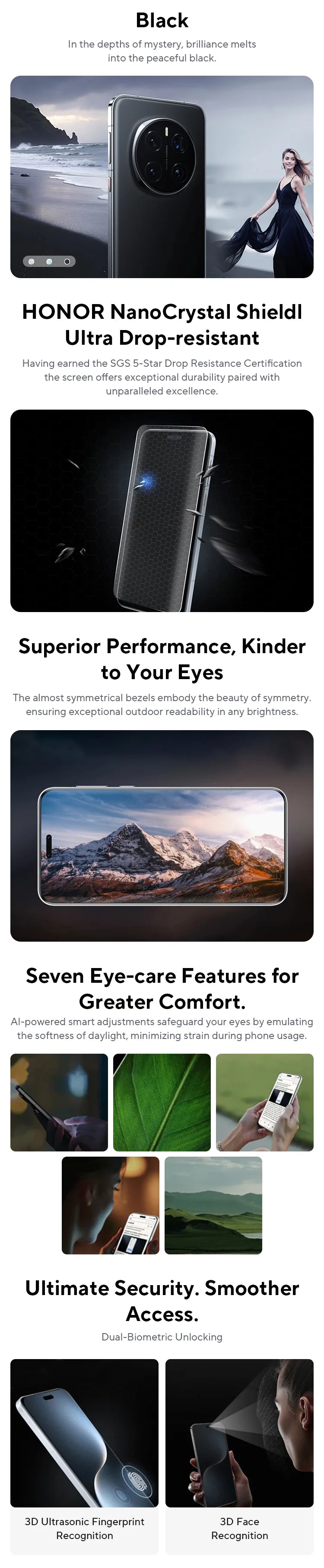 【World Premiere】Global Version HONOR Magic7 Pro 5G Smartphone Magic 7 Pro Snapdragon 8 Elite 120Hz OLED Screen 100W Fast Charge