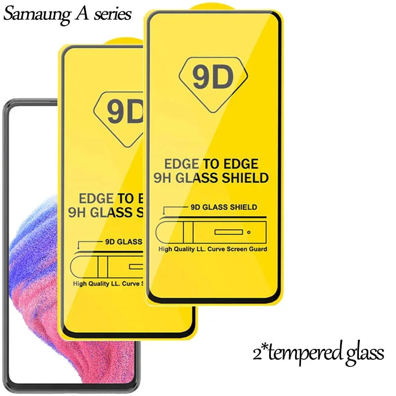 mica/lamina samsung a 54, screen protector for samsung a73 a14 a24 galaxy a53 5g protective tempered glass samsung a52 a52s camera lens film samsung a 53 5g accessories samsung a54