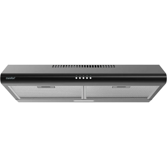 Range Hood 30inch,Under Cabinet Ducted/Ductless Convertible Slim Vent Hood,Stainless Steel,3 Speed Exhaust Fan and 2 LED Lights