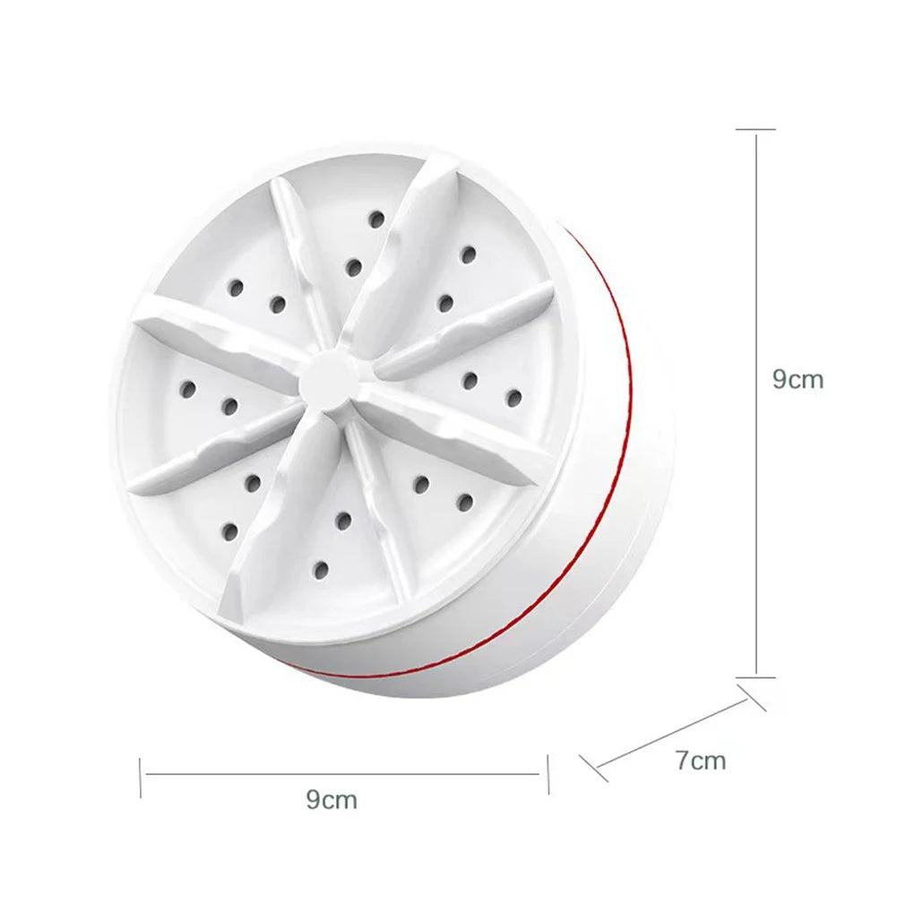Mini Washing Machine USB Rotating Turbine Portable Washing Machine For Socks Underwear Wash Dishes For Travel Home Business Trip