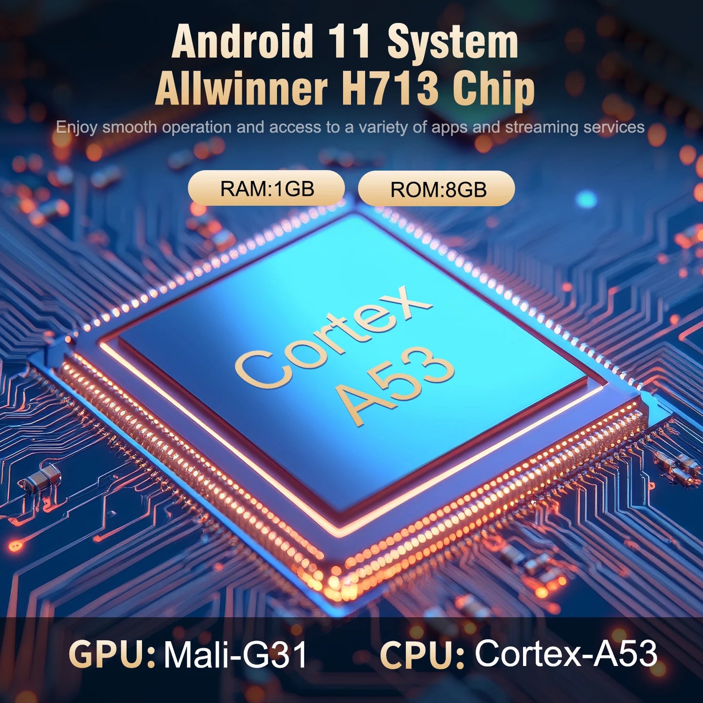 Magcubic HY310 Android 11 Projector 4K Native 1080P Auto Focus 330ANSI Dual Wifi with Air Mouse Voice Assistant Built Speaker