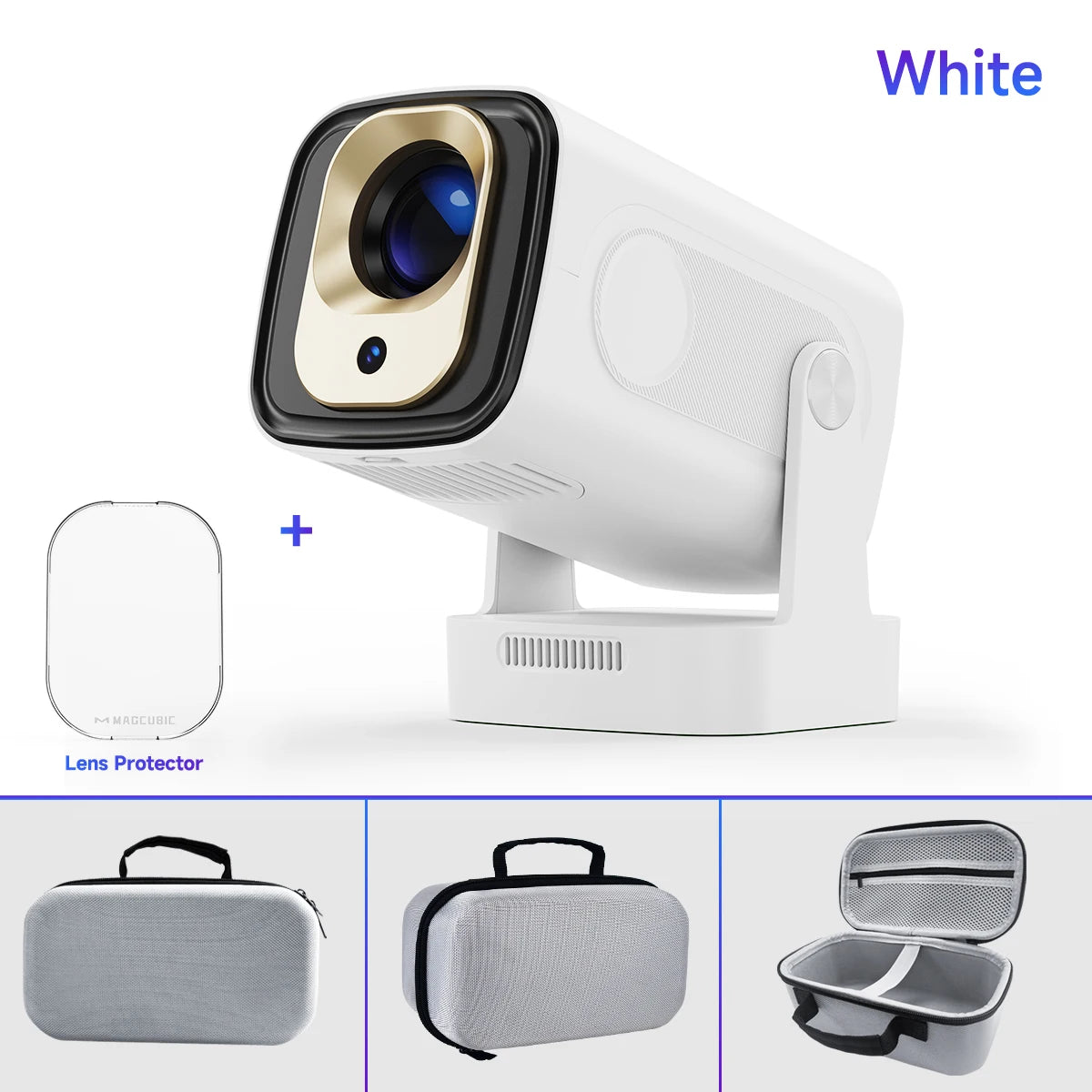 Magcubic HY310 Android 11 Projector 4K Native 1080P Auto Focus 330ANSI Dual Wifi with Air Mouse Voice Assistant Built Speaker