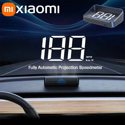 Xiaomi New Car Speedometer HUD Head Up Display Digital Speed Mete GPS Compass Multifunctional Automatic Car Windshield Projector