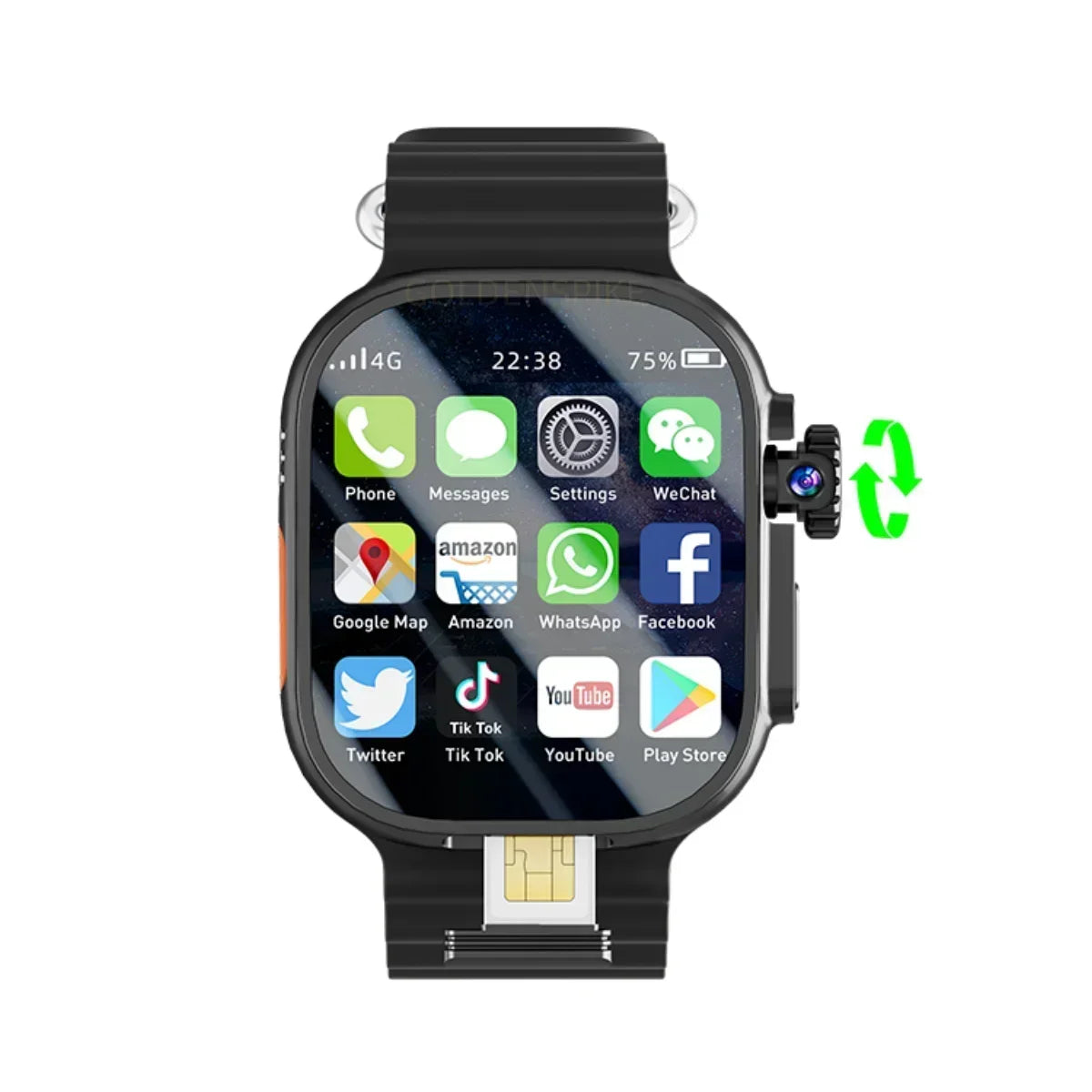 2025 New smartwatch DW99 2.2-inch HD screen app Download Bluetooth Call GPS Sports Sleep Tracking Men's smartwatch